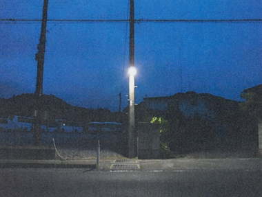 通学路防犯灯のLED化の画像
